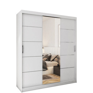 WYPRZEDAŻ Biała szafa przesuwna 180 cm CUBE