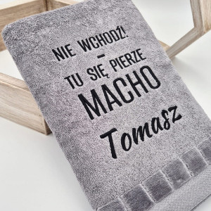 RĘCZNIK z imieniem dla MACHO