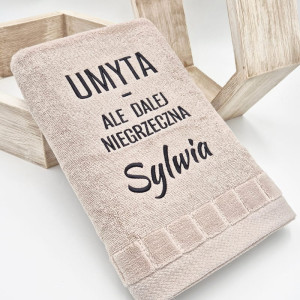 RĘCZNIK umyta ale dalej niegrzeczna