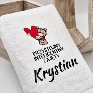 RĘCZNIK Przystojny Inteligentny Zajęty