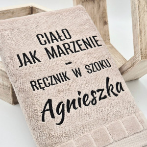 RĘCZNIK ciało jak marzenie - ręcznik w szoku