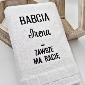 RĘCZNIK Babcia zawsze ma rację