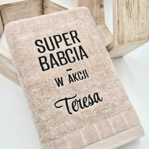 RĘCZNIK super babcia w akcji