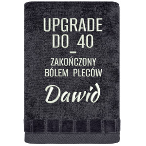 RĘCZNIK upgrade do 40 - zakończony bólem pleców