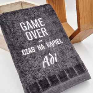 RĘCZNIK DLA GRACZA game over - czas na kąpiel