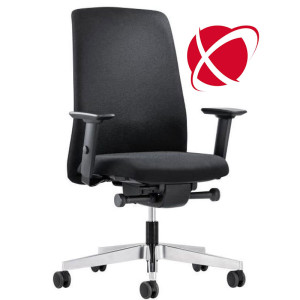 interstuhl FreeWay Ergo X6 - Ergonomischer Bürostuhl mit FLEXTECH 3D Sitzgelenk und Polsterrücken, Version 2026