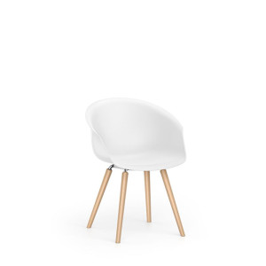 interstuhl SHUFFLEis1 SU361 Lounge Stuhl - Vierfuß, Holz