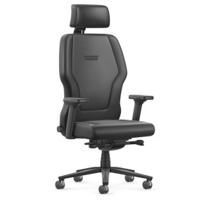 Interstuhl XXLis5 XL113 Bürostuhl bis 200 kg belastbar - Mit Kopfstütze - Sitzhöhe: 42 - 52,5 cm