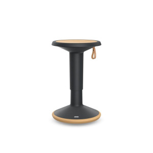 interstuhl ECO UPis1 101U Hocker (Sitzhöhe 45 - 63 cm) - Hergestellt aus biobasierten Werkstoffen - Sitz-Inlay aus biobasiertem TPE und Kork