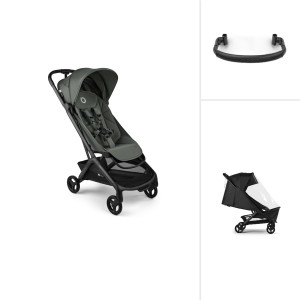 Bugaboo Butterfly 2 + pałąk + folia przeciwdeszczowa - Forest Green
