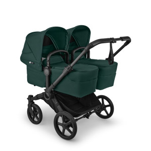Bugaboo Donkey 6 Twin - Black-Fern Green