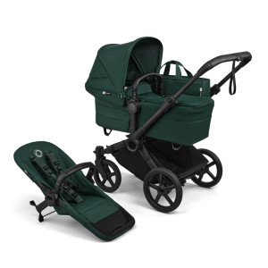 Bugaboo Donkey 6 Mono - Black-Fern Green