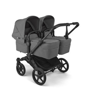 Bugaboo Donkey 6 Twin - Black-Moon Grey