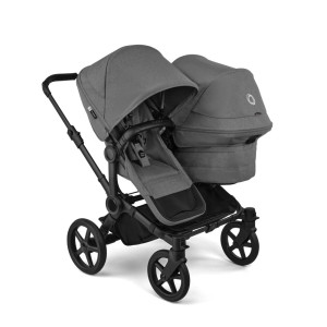 Bugaboo Donkey 6 Duo - Black-Moon Grey