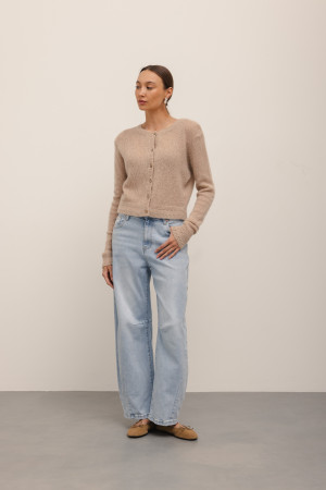 MG685 Spodnie Jeansowe Barrel Blue