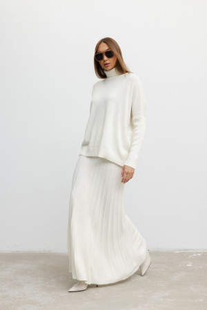Eira Komplet Z Wełny Merino Cream