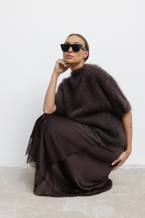 Steven Moherowy Sweter Chocolate Premium