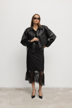 Soraya Spódnica Koronkowa Czarna