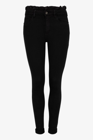 9376 Spodnie Jeansowe Slim Fit Czarne