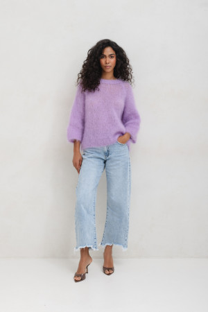 W3665 Spodnie Jeansowe Barrel Blue