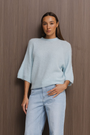 Vito Sweter Z Baby Alpaki Blue