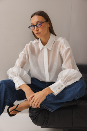 Nala Koszula Oversize Biała
