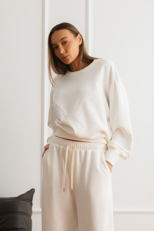 Eleonora Bluza Z Kołnierzem Biel