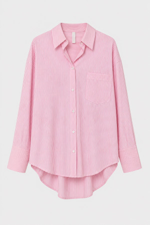 Camelia Koszula W Paski Pink