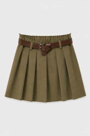 Tamara Spódnica Z Paskiem Khaki