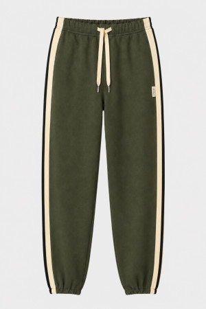 Owen Spodnie Dresowe Z Lampasami Khaki