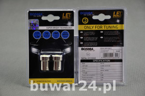 ŻARÓWKA /3048/12V LED 4xSMD BA 15s WHITE 2szt