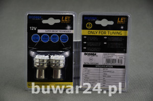 ŻARÓWKA /3260/12V LED 27x standard BAY15D WHITE 2szt