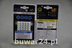 ŻARÓWKA /3413/ PANEL LED 12V 20xSMD WHITE