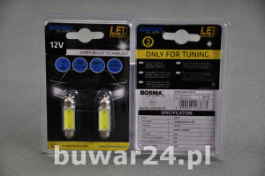 ŻARÓWKA /3673/12V LED1xSMD MEGA SV8,5 WHITE 2szt