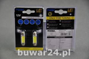 ŻARÓWKA /3680/12V LED1xSMD MEGA SV8,5 WHITE 2szt