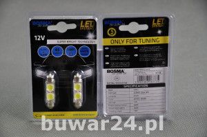 ŻARÓWKA /3734/12V LED 2XSMD SV8,5 WHITE 2szt