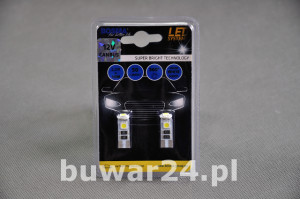 ŻARÓWKA /4144/12V LED 3xSMD T10 WHITE CANBUS 2szt