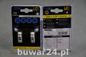 ŻARÓWKA /4229/12V LED 6xSMD T10 WHITE CANBUS 2szt