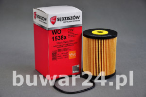 WKŁAD FILTRA OLEJU WO15-38X / WO1538X