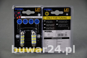 ŻARÓWKA/3857/LED 24 V 6XSMD SV8,5 5050 WHITE