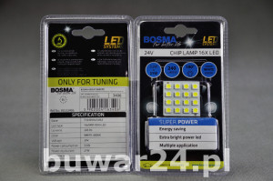 ŻARÓWKA/3406/ PANEL LED 24V 16xSMD WHITE