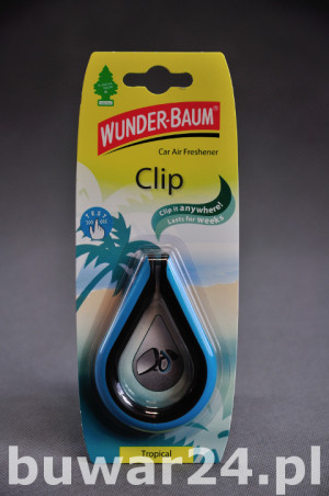 Zapach WUNDER- BAUM Clip Polimer Tropical
