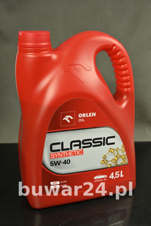 ORLEN OIL CLASSIC SYNTHETIC 5W40 4,5L