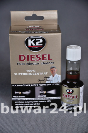 K2 DIESEL DODATEK DO CZYSZCZ.WTRYSKÓW 50ML