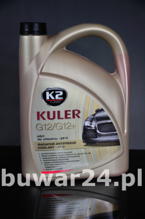 K2 KULER -35°C 5L płyn do chłodnic - czerwony G12/G12+