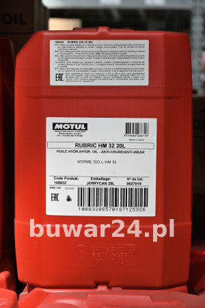 MOTUL RUBRIC HM 32 20L