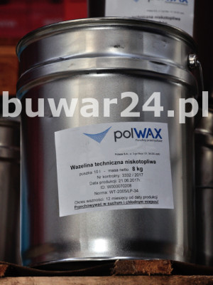 WAZELINA TECHNICZNA NISKOTOPLIWA 10L-8 kg