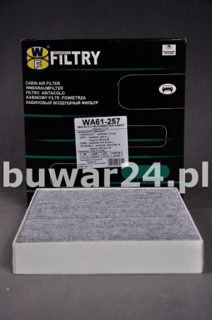 FILTR KABINOWY WĘGLOWY WA61-257 / WA61257