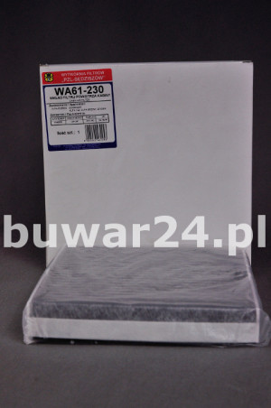 FILTR KABINOWY WĘGLOWY WA61-230 / WA61230