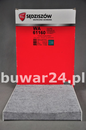 FILTR KABINOWY WĘGLOWY WA61-160 / WA61160